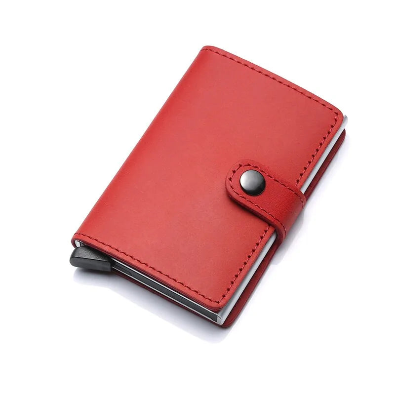 RFID Blocking Men Wallet ID Card Holder