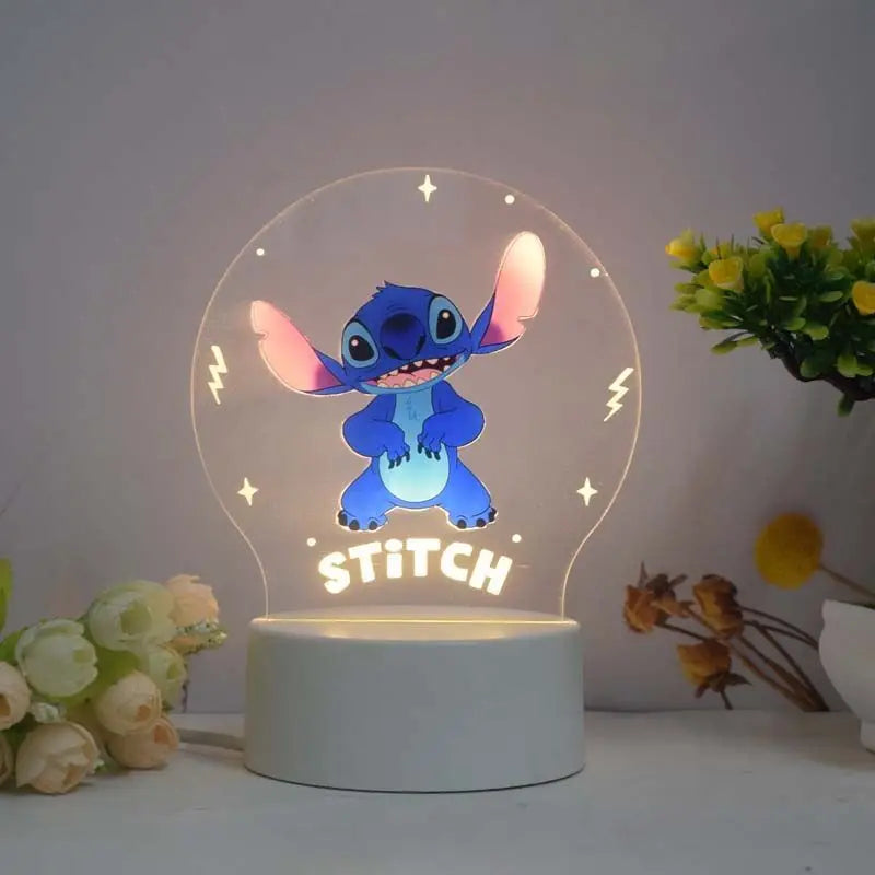 Lilo &amp; Stitch Stitch Cartoon Anime Peripherals Creative Decorative Personalized Table Lamp Night Light Birthday Gift for Friends