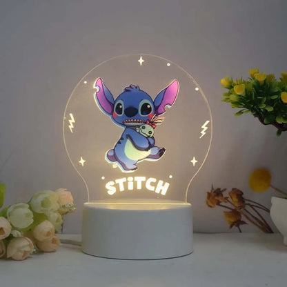 Lilo &amp; Stitch Stitch Cartoon Anime Peripherals Creative Decorative Personalized Table Lamp Night Light Birthday Gift for Friends