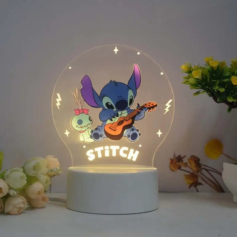 Lilo &amp; Stitch Stitch Cartoon Anime Peripherals Creative Decorative Personalized Table Lamp Night Light Birthday Gift for Friends