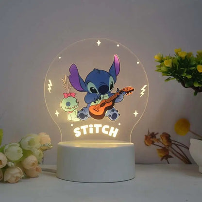 Lilo &amp; Stitch Stitch Cartoon Anime Peripherals Creative Decorative Personalized Table Lamp Night Light Birthday Gift for Friends