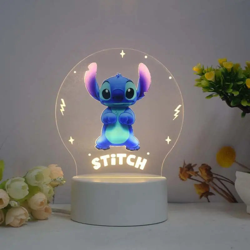 Lilo &amp; Stitch Stitch Cartoon Anime Peripherals Creative Decorative Personalized Table Lamp Night Light Birthday Gift for Friends