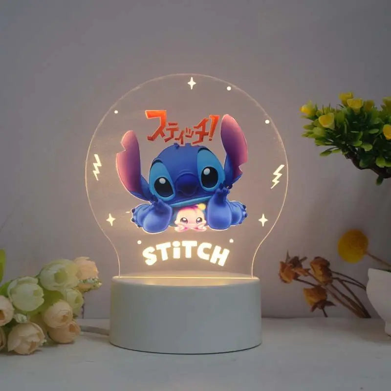 Lilo &amp; Stitch Stitch Cartoon Anime Peripherals Creative Decorative Personalized Table Lamp Night Light Birthday Gift for Friends